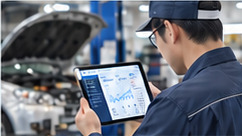 自動車整備工場の作業省力化